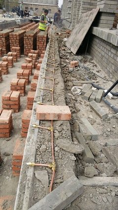 宝鸡长乐塬在建景区喷雾造景工程施工案例解析